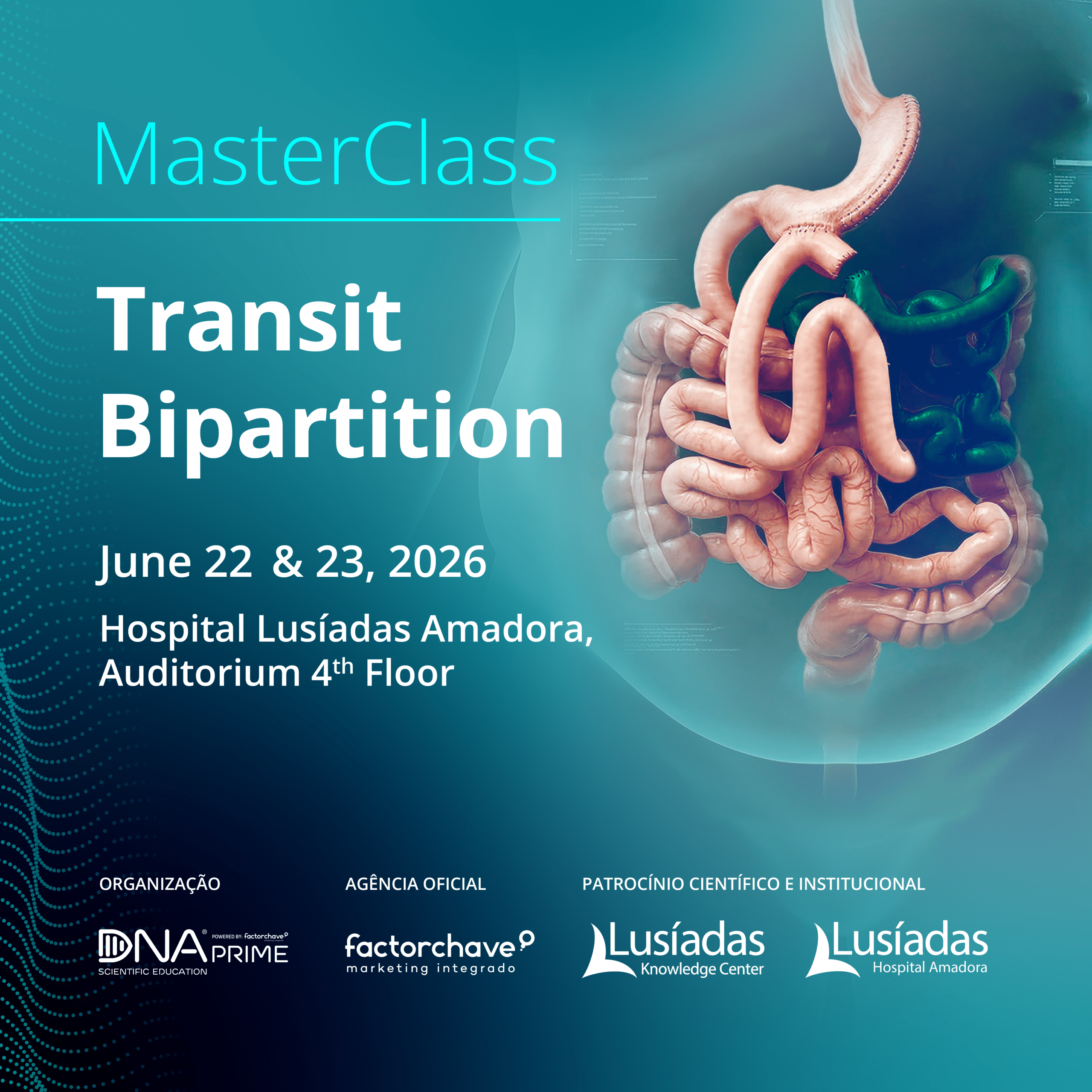 MasterClass em bipartição do transito intestinal